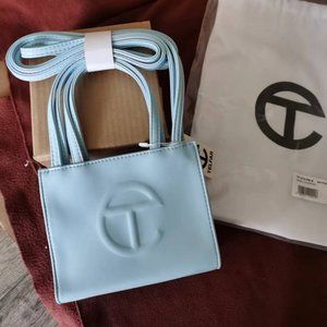 Telfar Small Pool Blue Shopping Bag